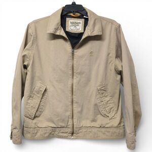 Vintage Men's Timberland Canvas Jacket Stratham Issue 100% Cotton M Work